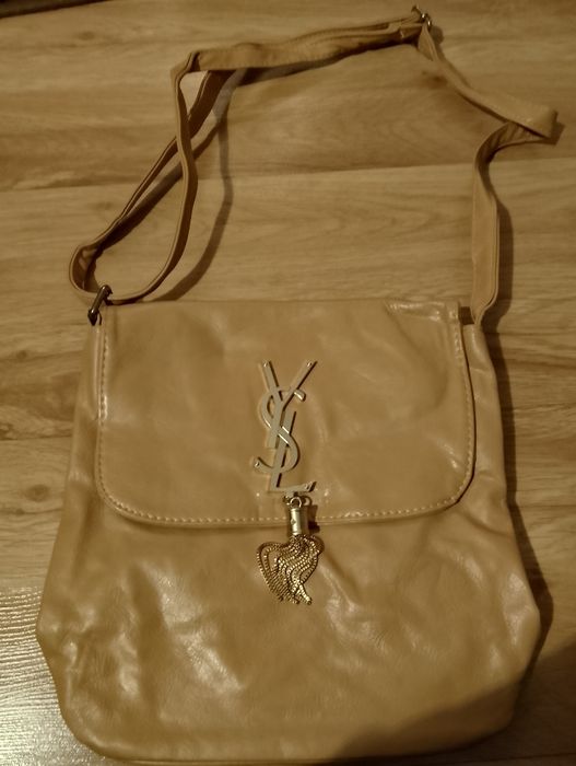 Nowa torebka cross body inspiracja YSL camel