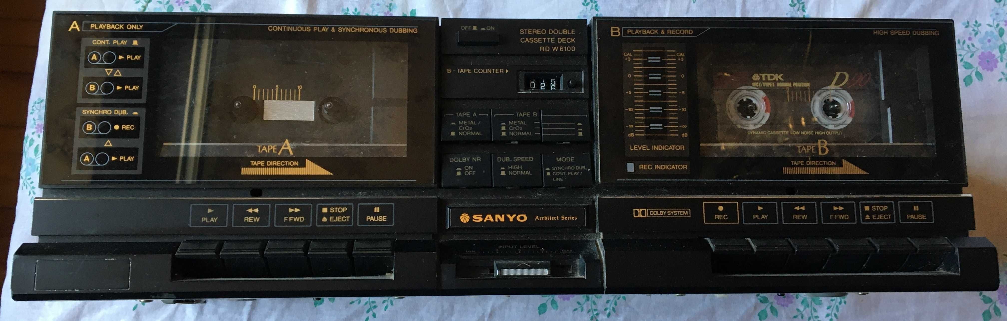 Продам магнитофонную деку Sanyo 6100