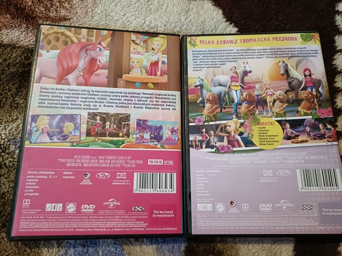 Bajki DVD z serii Barbie