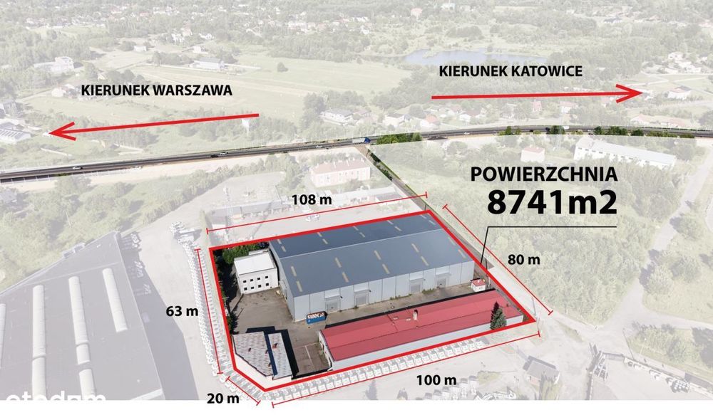 Kompleks hal po modernizacji 2878m2 Cz-wa