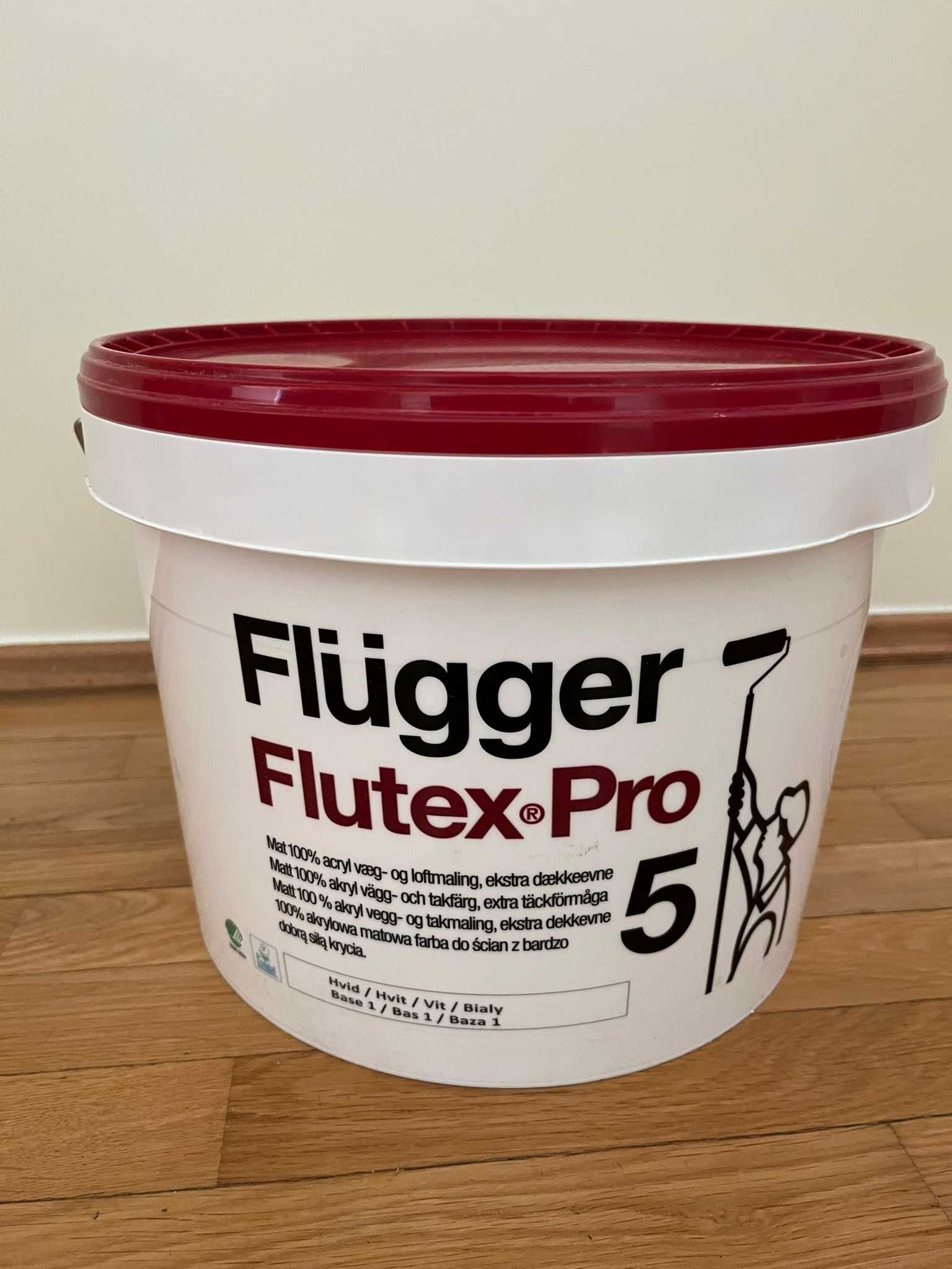 Flugger Flutex Pro 5 - matowa farba do ścian 1311 – jasny żółty