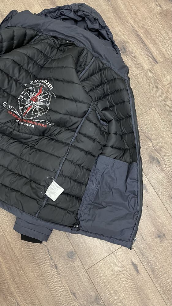 Мужской зимний пуховик зимняя куртка Zero Frozen 52 L XL