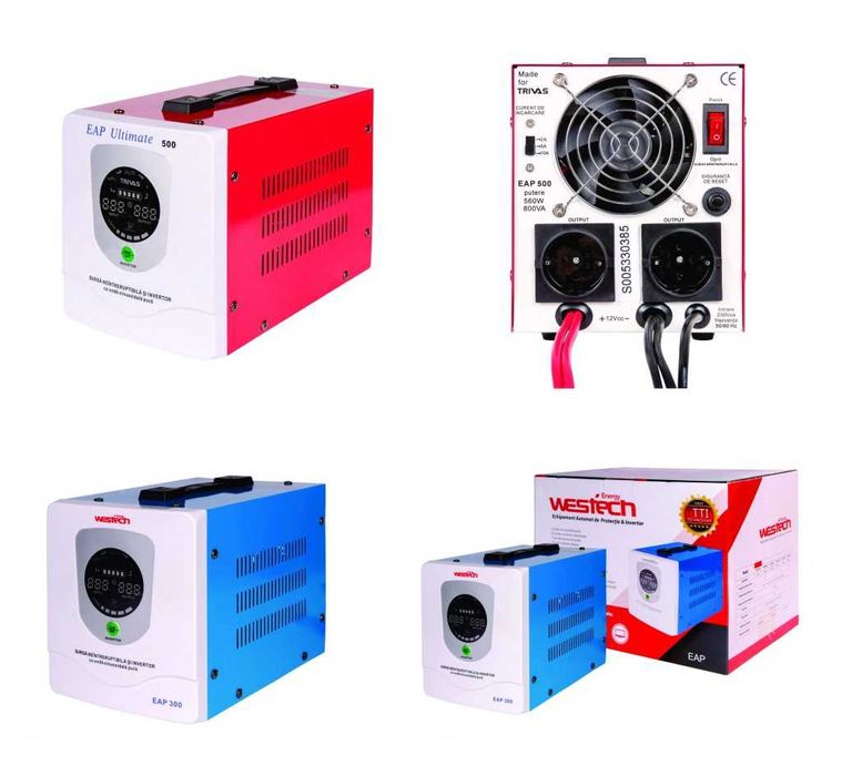 Інвертор ДБЖ ИБП (UPS) EAP-300W Westech, 500VA инвертор