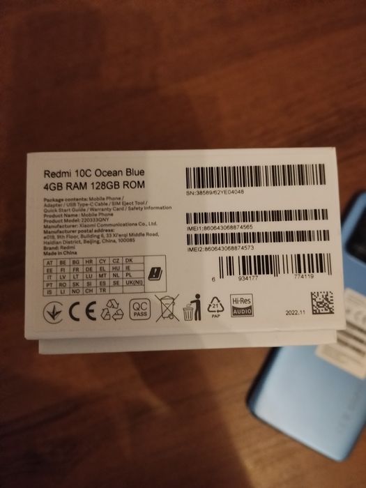Xiaomi Redmi 10C, 128GB, Ocean Blue
