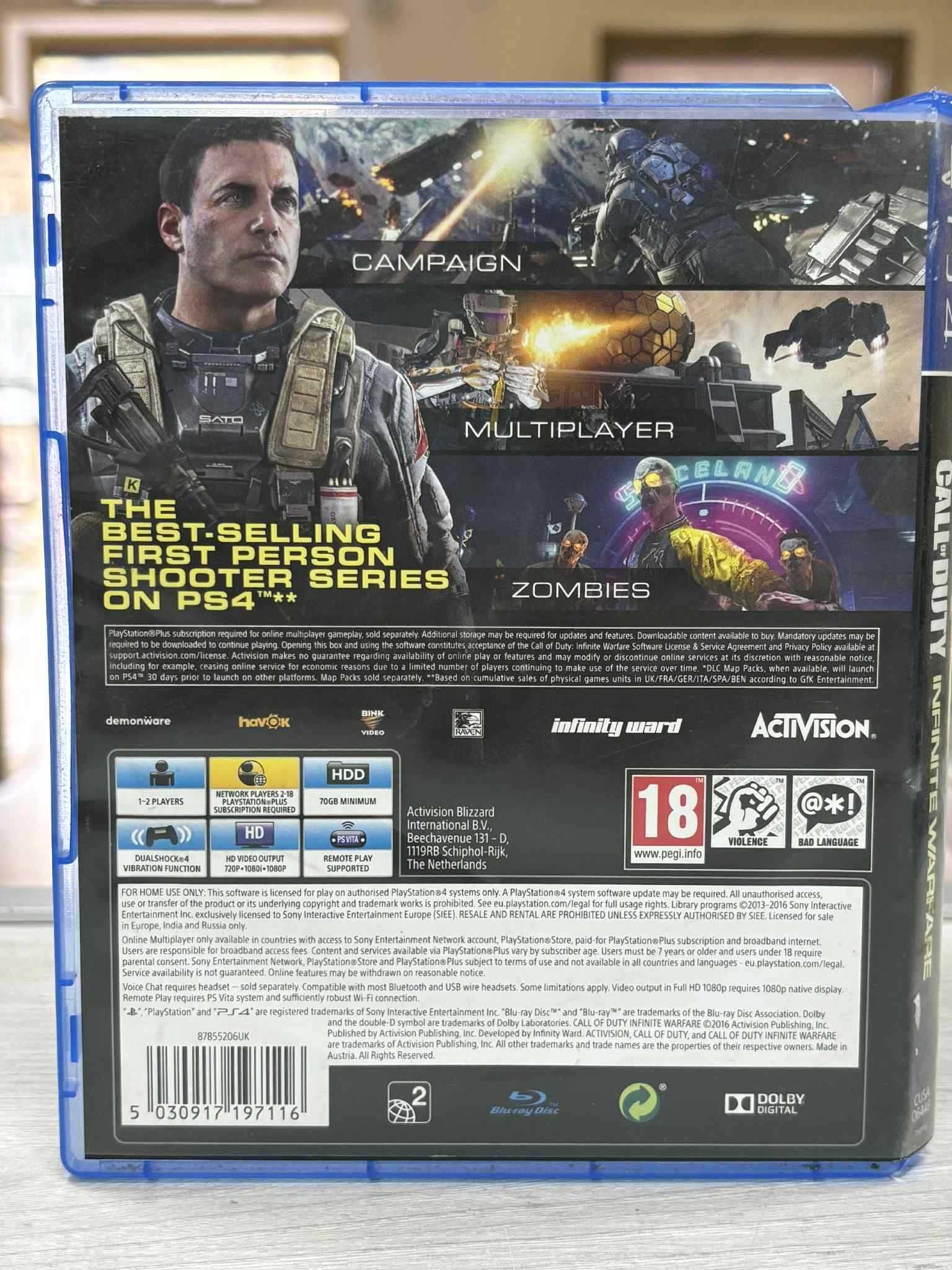 Ps4 Call Of Duty Infinite Warfare