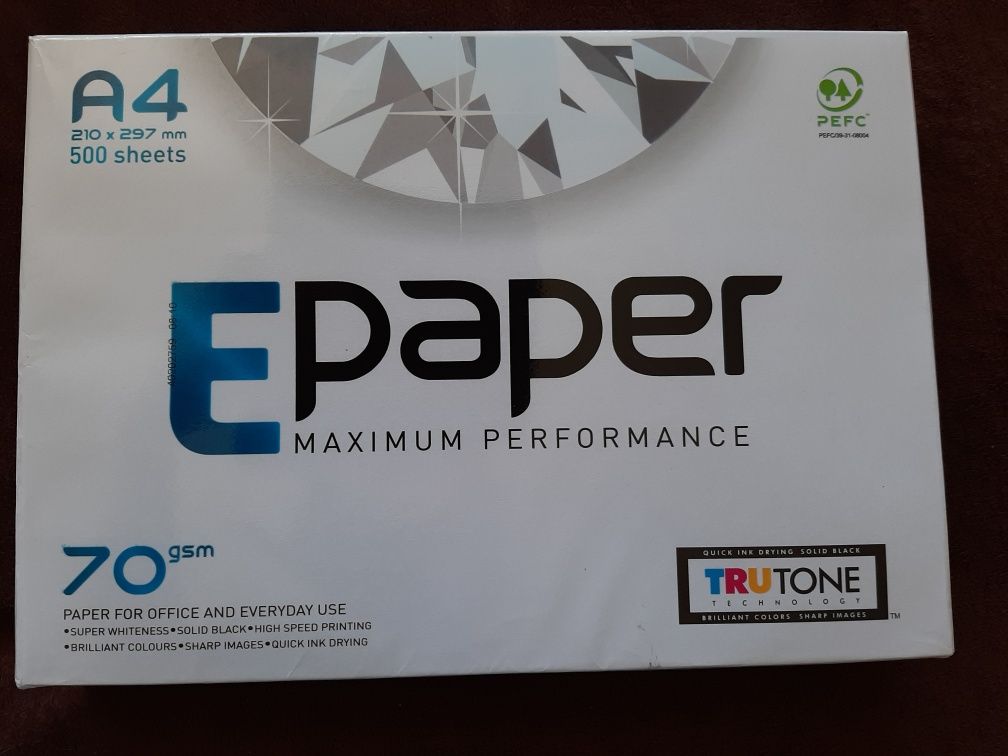 Papier xero A4 Epaper 1 ryza 500 kartek