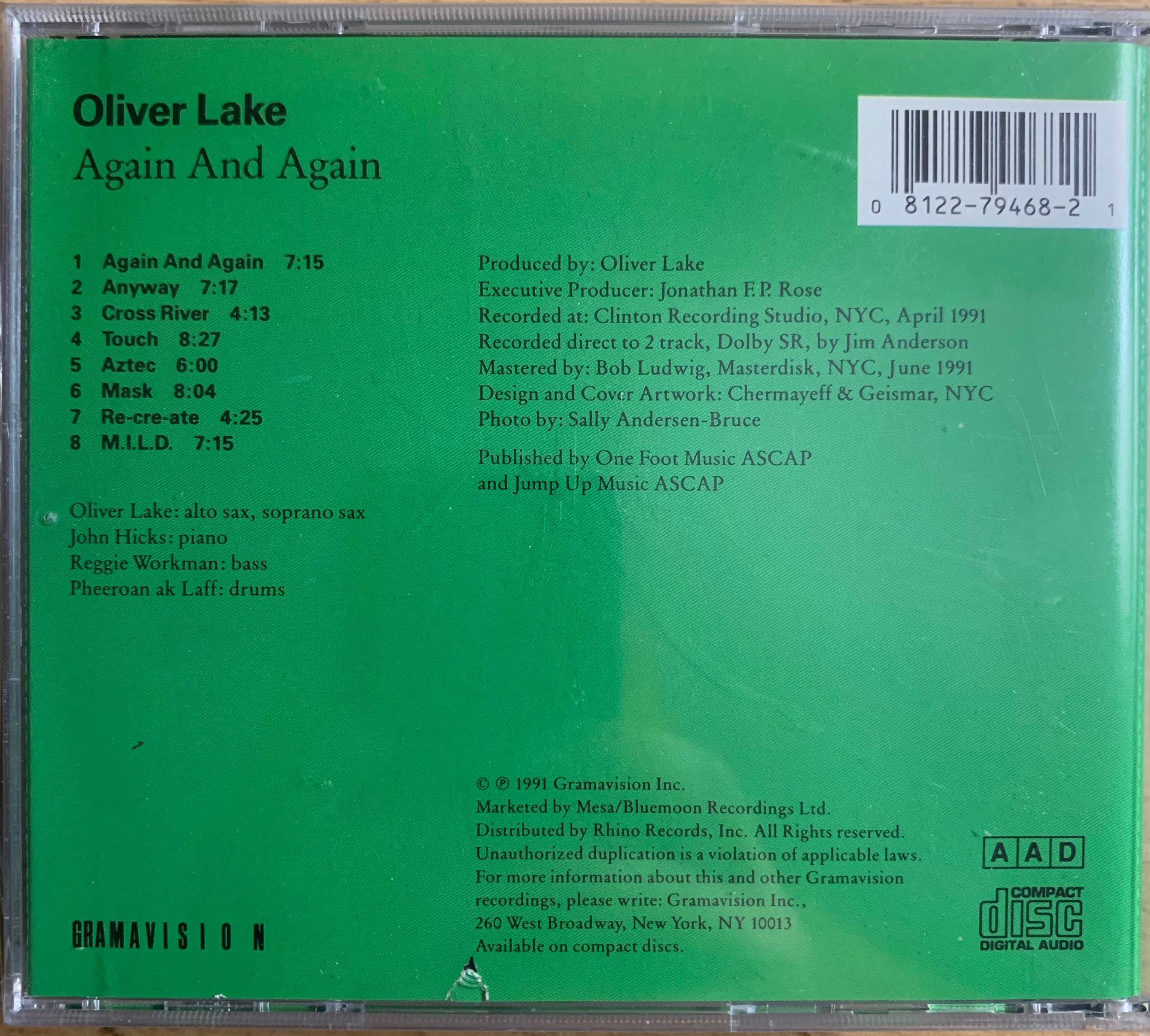 Oliver Lake Again And Again