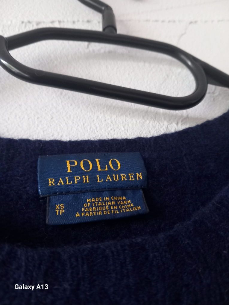 Polo Ralph Lauren sweterek wełna kaszmir xs
