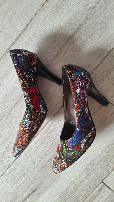 buty na obcasie / czółenka  roz38wkładka 24/5