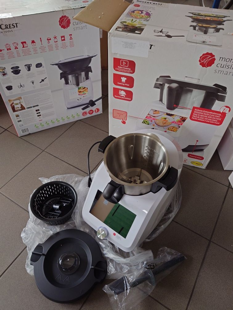 LIDLOMIX Robot kuchenny Monsieur Cuisine SilverCrest 8 cali 1050 W