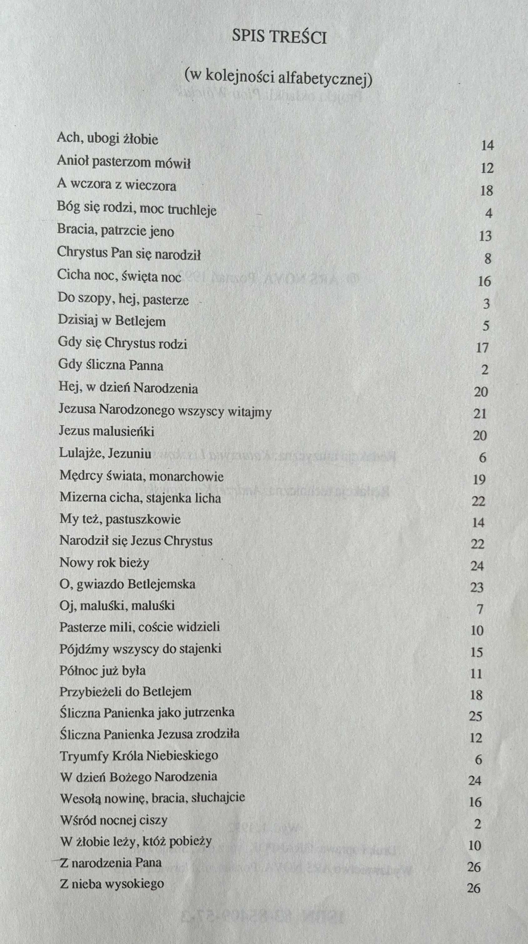 Nuty - dwie książki z nutami na fortepian i akordeon - Kolędy