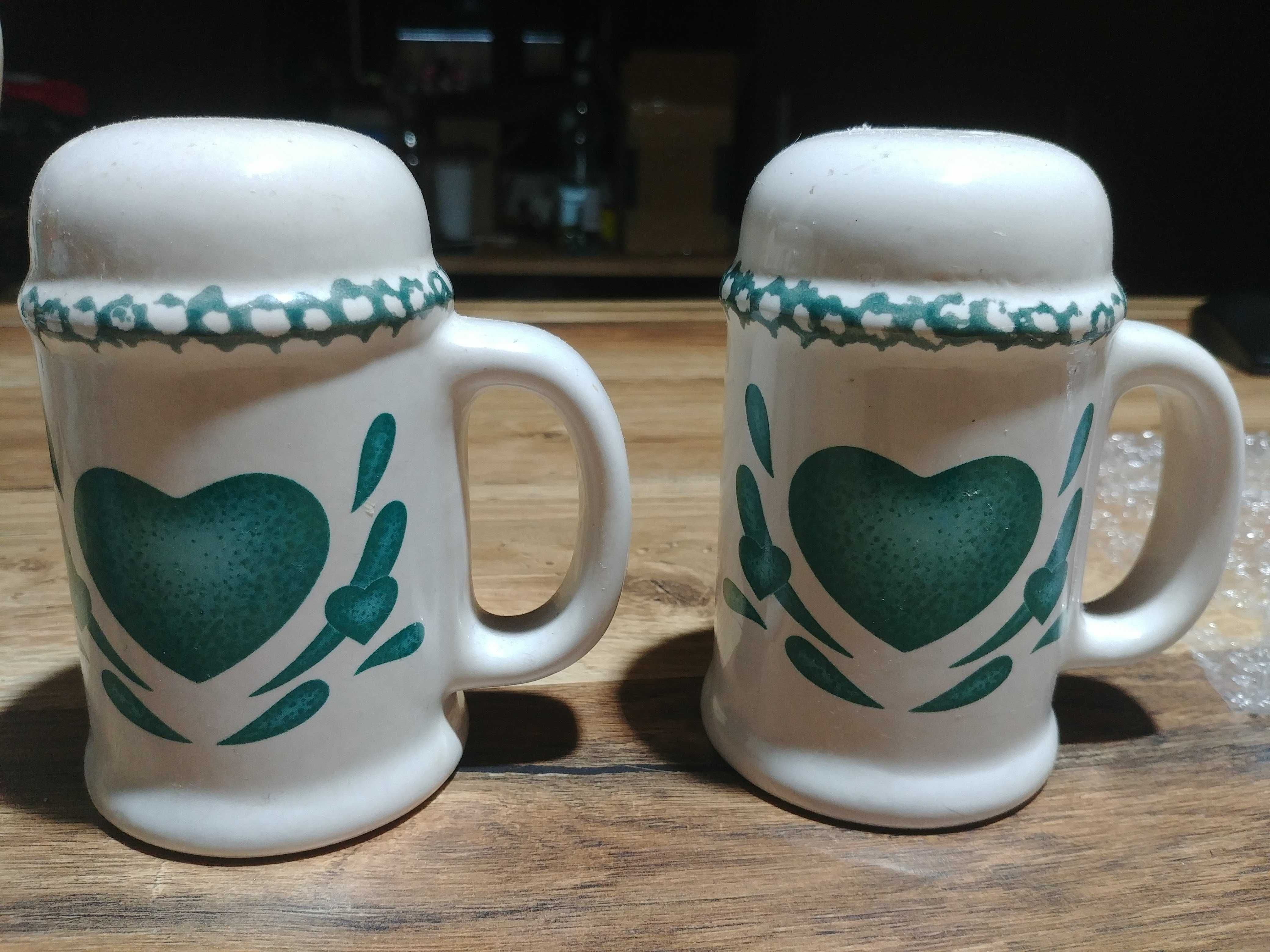 Komplet ceramiczny do kuchni-dzbanek sól pieprz cukiernica serwetnik