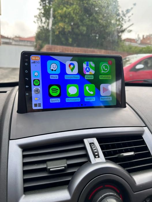 Rádio Android 13 Renault Megane 2 (Novo)