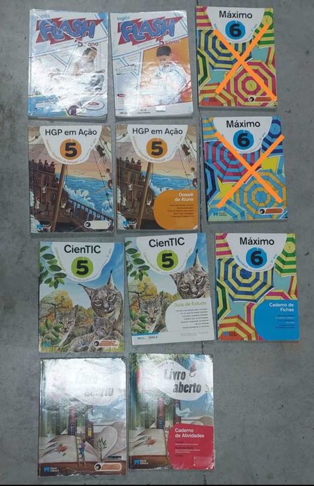 Manuais Escolares e Livros de Fichas 5° e 6° ano