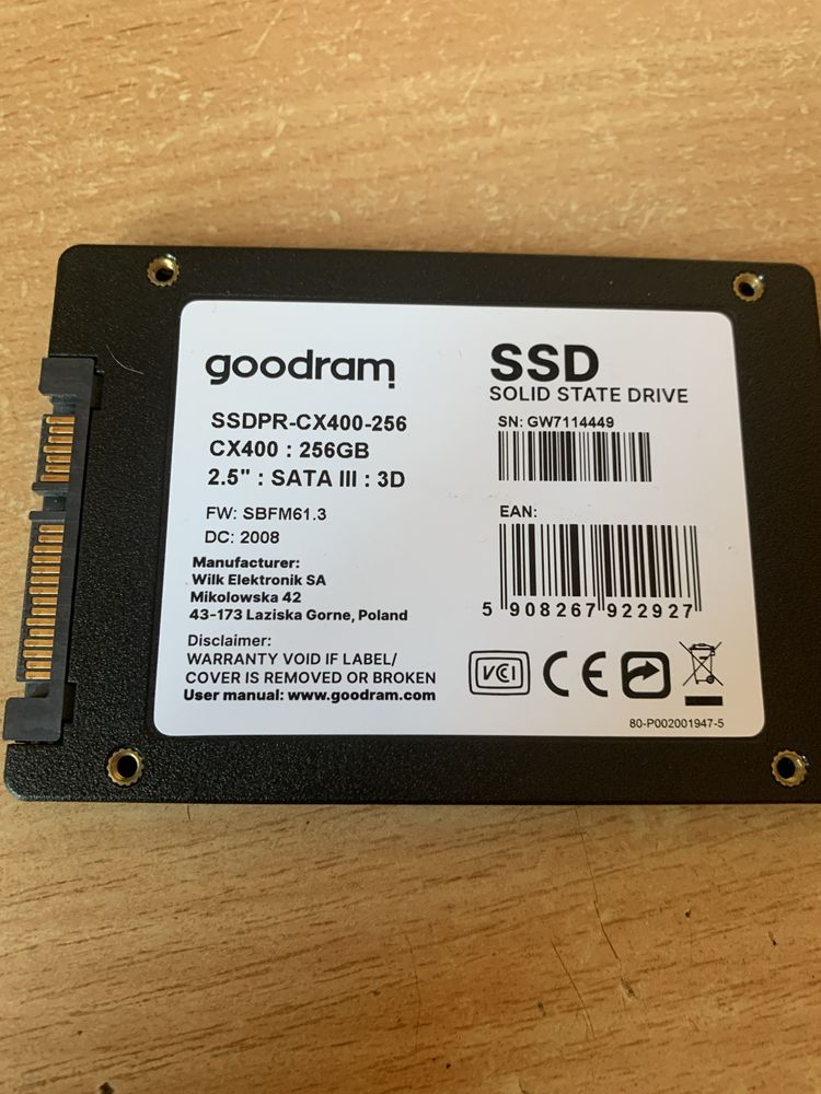 SSD Goodram CX400 256 GB