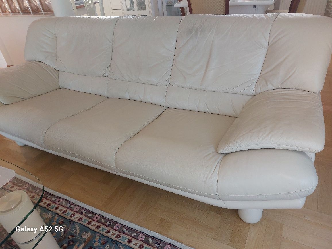 Sofa KLER  skórzana 3 szt