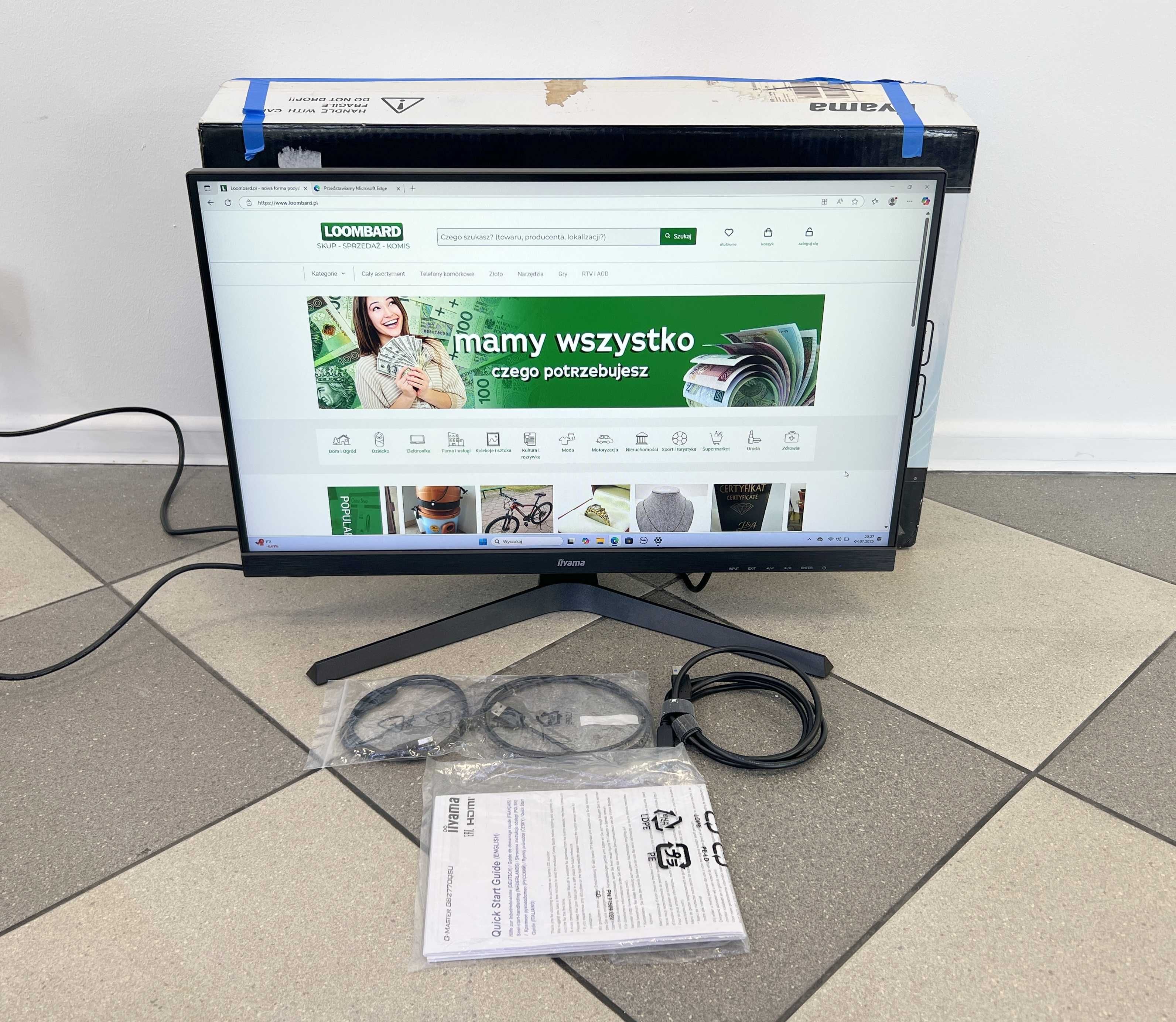 Monitor IIYAMA G-Master GB2770QSU 27"