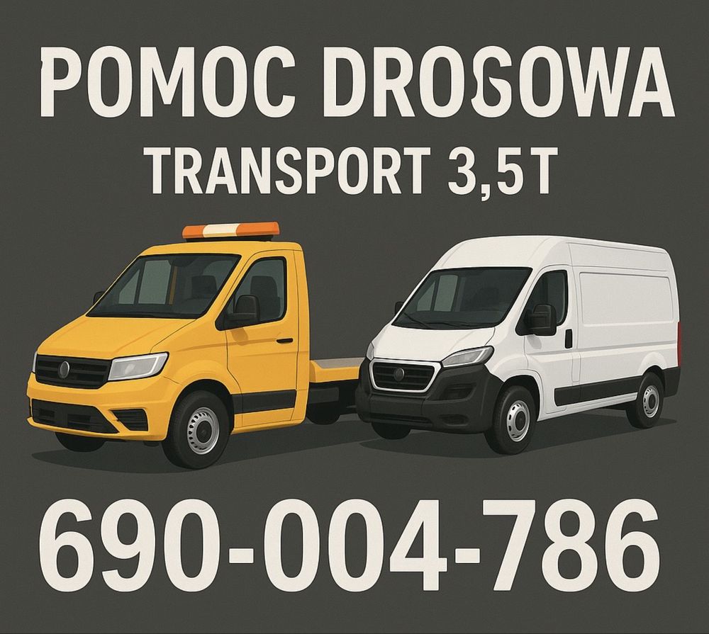 Autolaweta pomoc drogowa usługi transportowe bus 3.5t