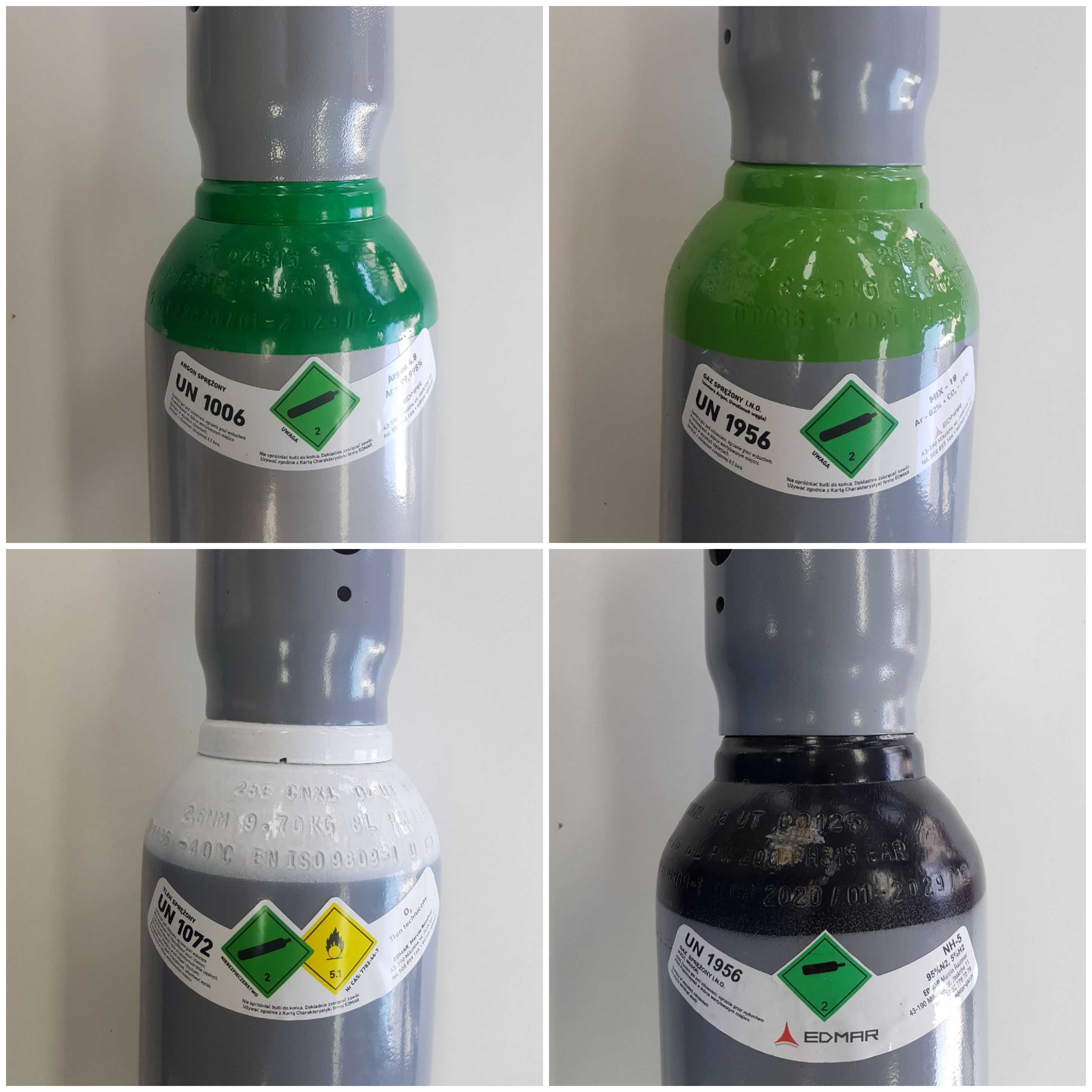 CO2 Argon MIX NH5 wymiana gazów spawalniczych
