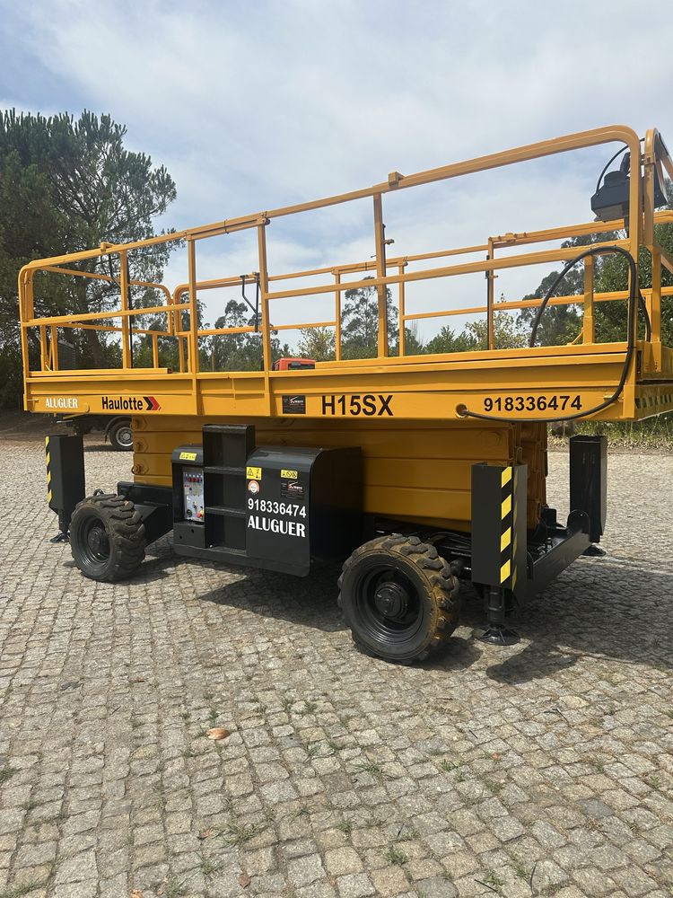 Plataforma elevatoria tesoura diesel 15 metros