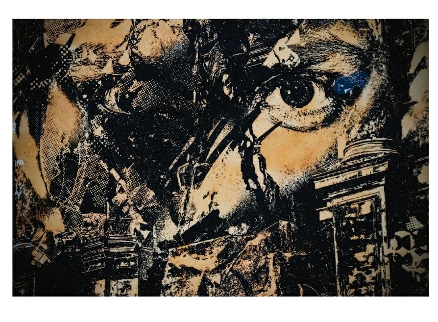 Vhils "Relic" Serigrafia