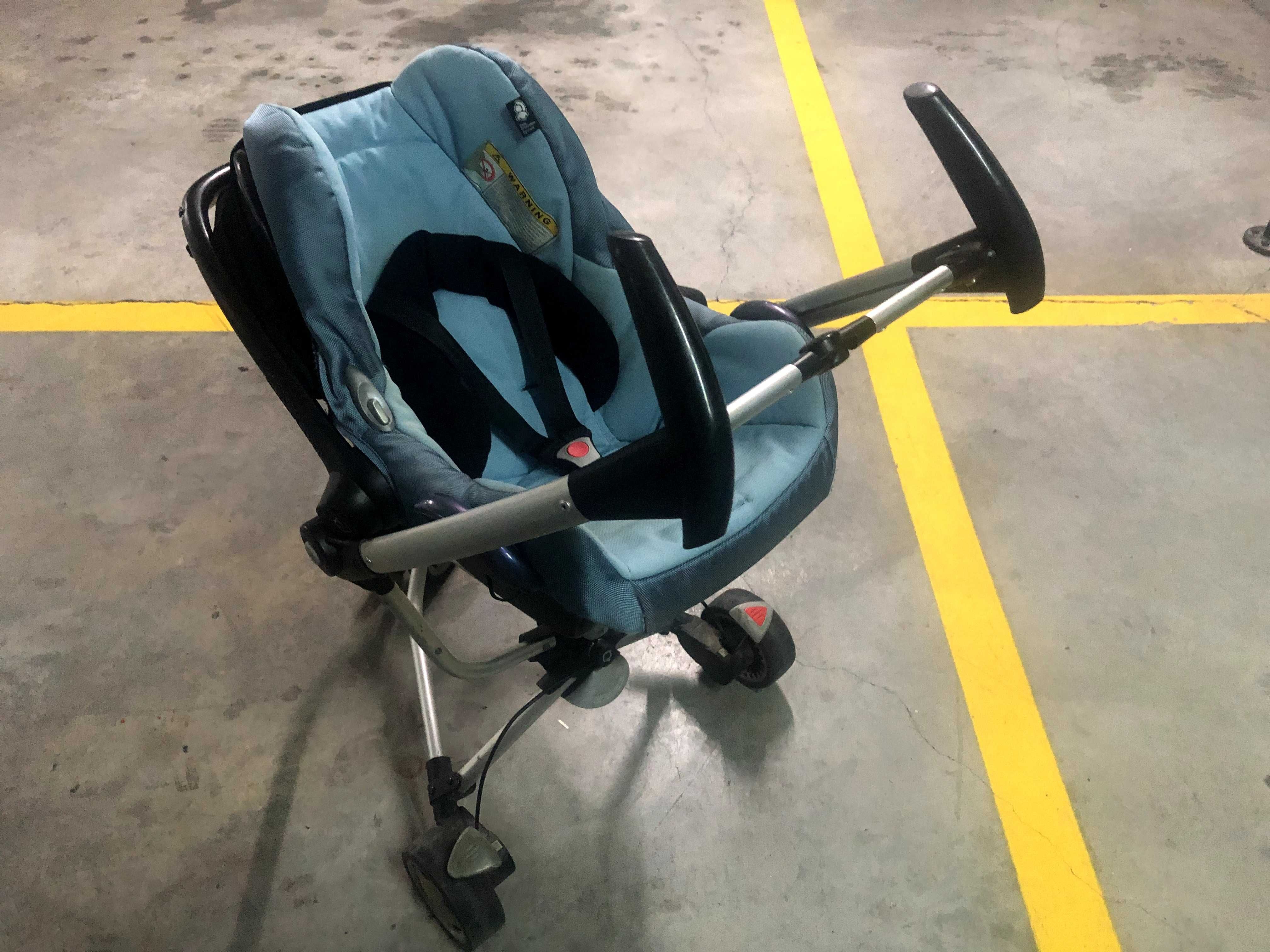 Carrinho Quinny Zapp + Ovo Maxicosi + acessórios