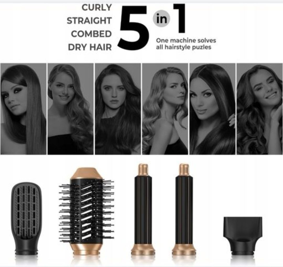 Zestaw suszarki do włosów 5 w 1 hot Air styler