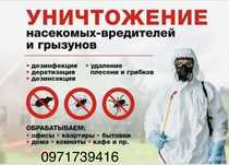 Знищення тарганів,клопів,бліх; уничтожения тараканов,блох, ос,клопов