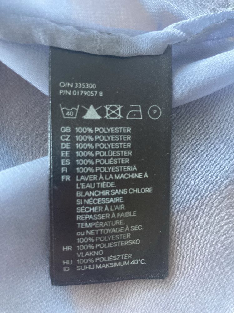 Prześwitujący Niebieski Top H&M