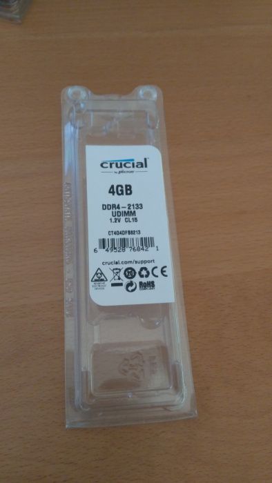 Crucial ECC DDR4 4GB 2133MHZ CL15