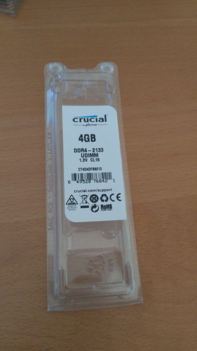 Crucial ECC DDR4 4GB 2133MHZ CL15