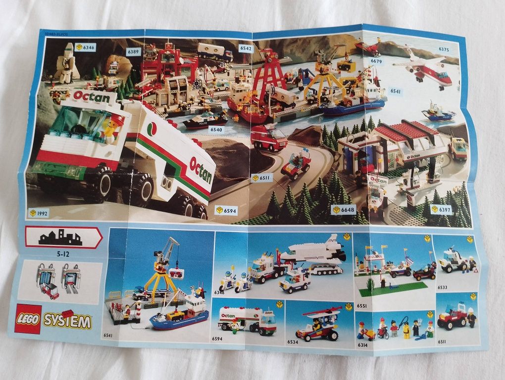 LEGO prospekt mini katalog z 1992r super stan