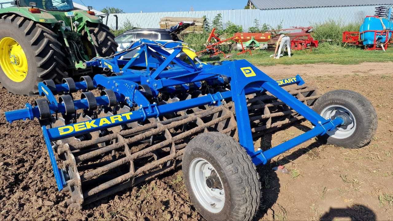 Дискова борона DEKART причіпна 4м тяжка