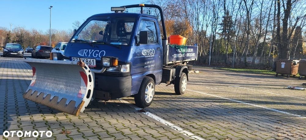 Piaggio Porter 2008 wywrotka PŁUG ODŚNIEŻANIE 4X4 ZIELEŃ