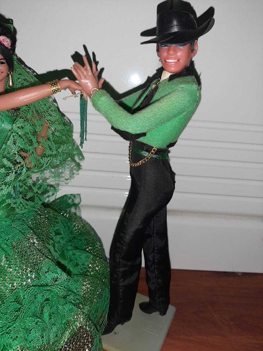 Casal de bonecos marin chiclana espanhois