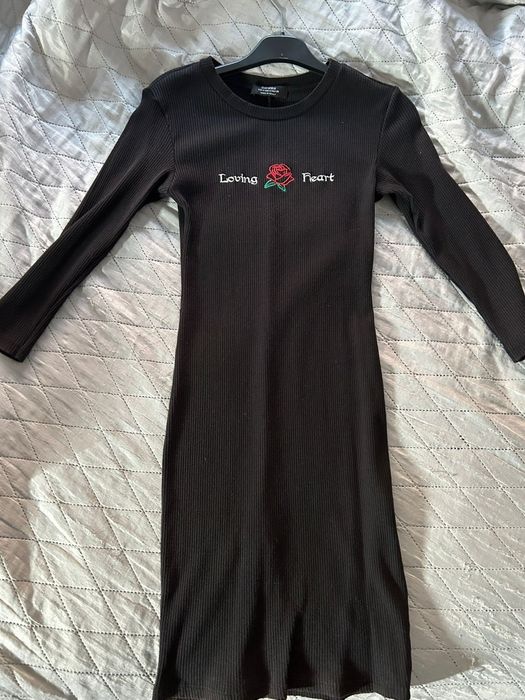 Vestido preto da Berska