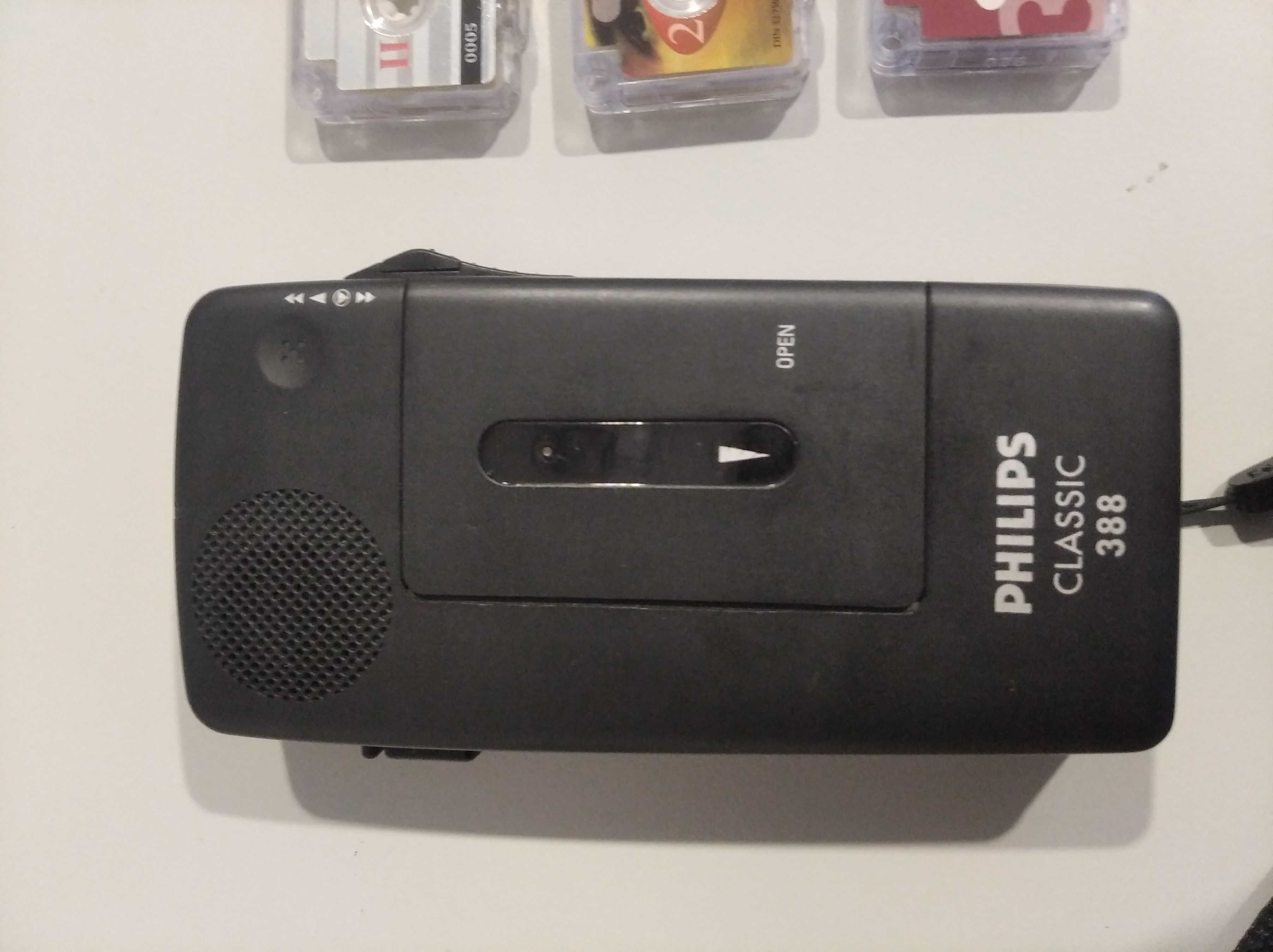 Dyktafon Philips Pocket Memo 388 Classic + kasetki OKAZJA!!!