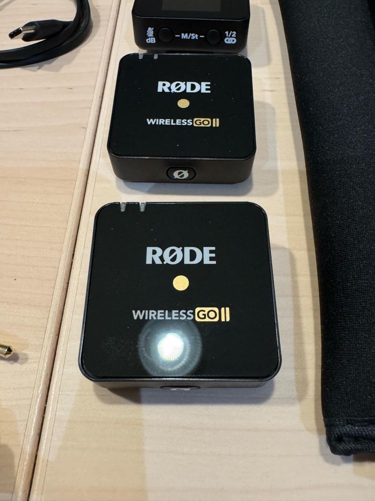 Rode Wireless GO II – zestaw mikrofonów bezprzewodowych – jak nowy!