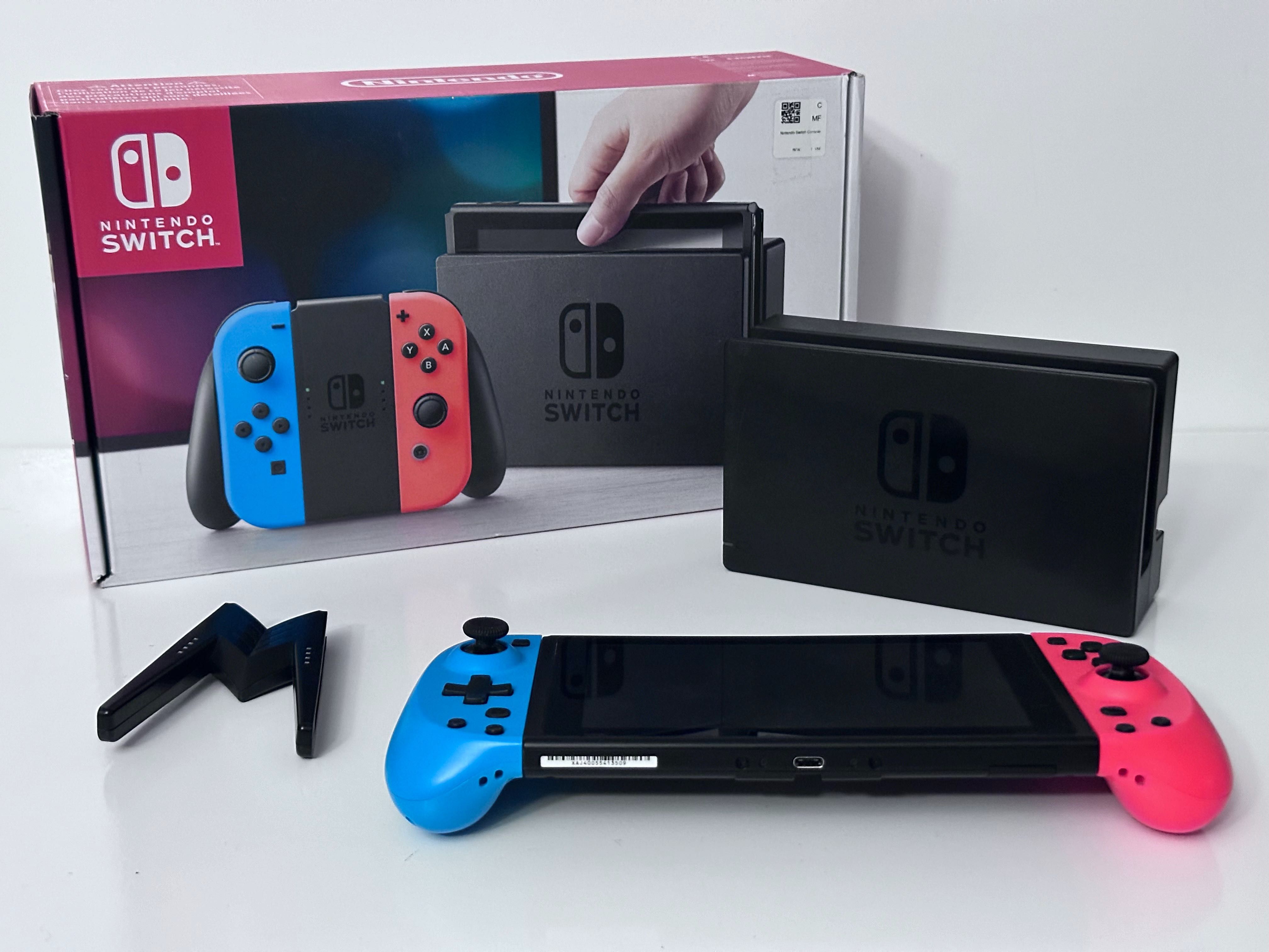 Konsola Nintendo Switch 32GB Pełny Zestaw Super Stan Blue Red