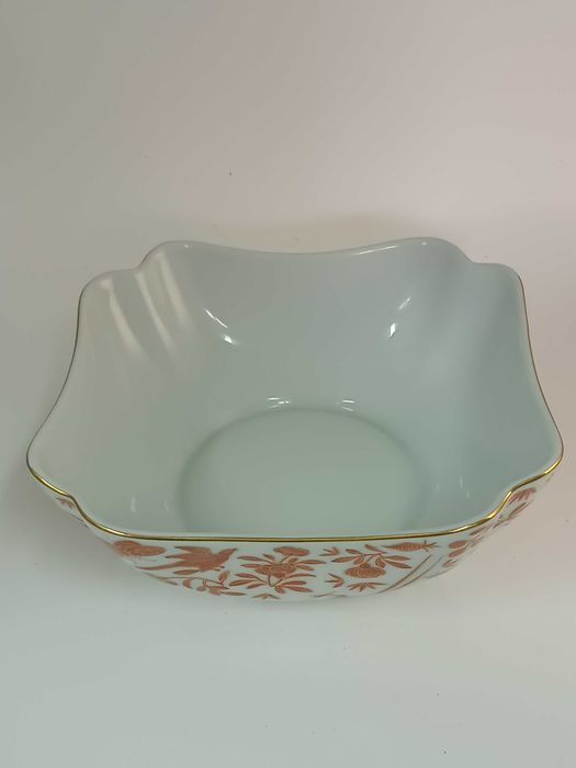 Taça em porcelana da Vista Alegre Mottahedeh Sacred Bird and Butterfly