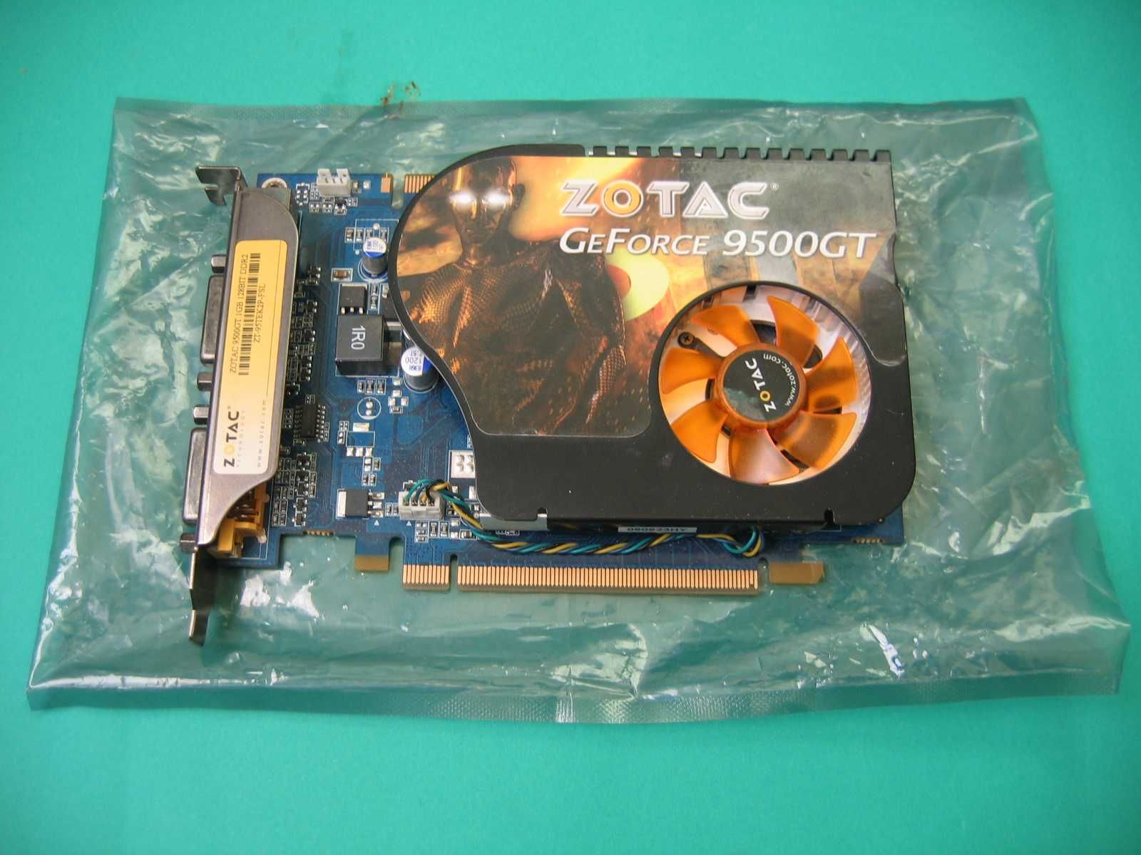 GeForce 9500GT 1Gb 128BIT  DDR2 - ZOTAC -  2 X DVI - Stan idealny