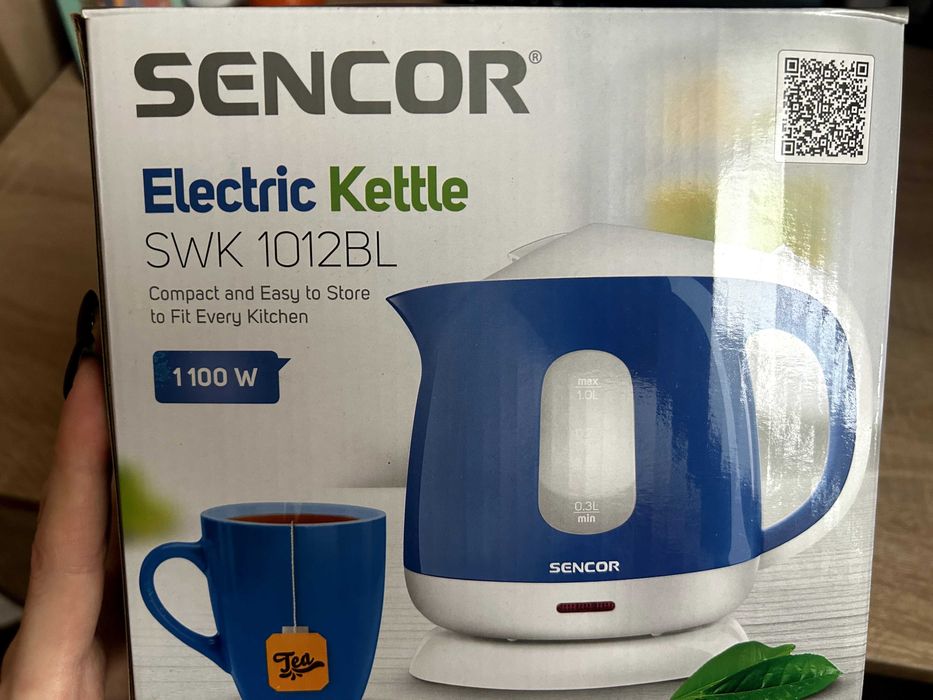 чайник sencor swk 1012bl 1 л