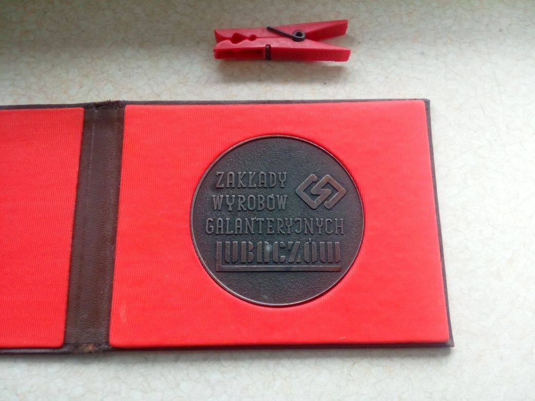 Zwg Lubaczów medal okolicznościowy .