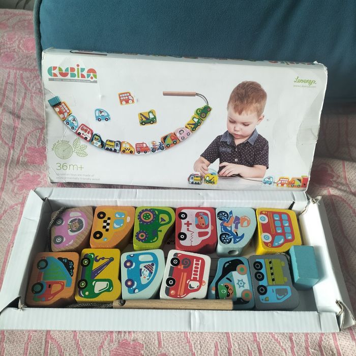 Игра шнуровка cubika
