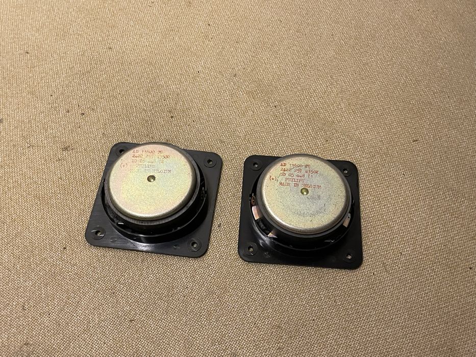 Аудиофильские ВЧ динамики PHILIPS AD 11600 T8 (8Ом) (ЗВУК!)