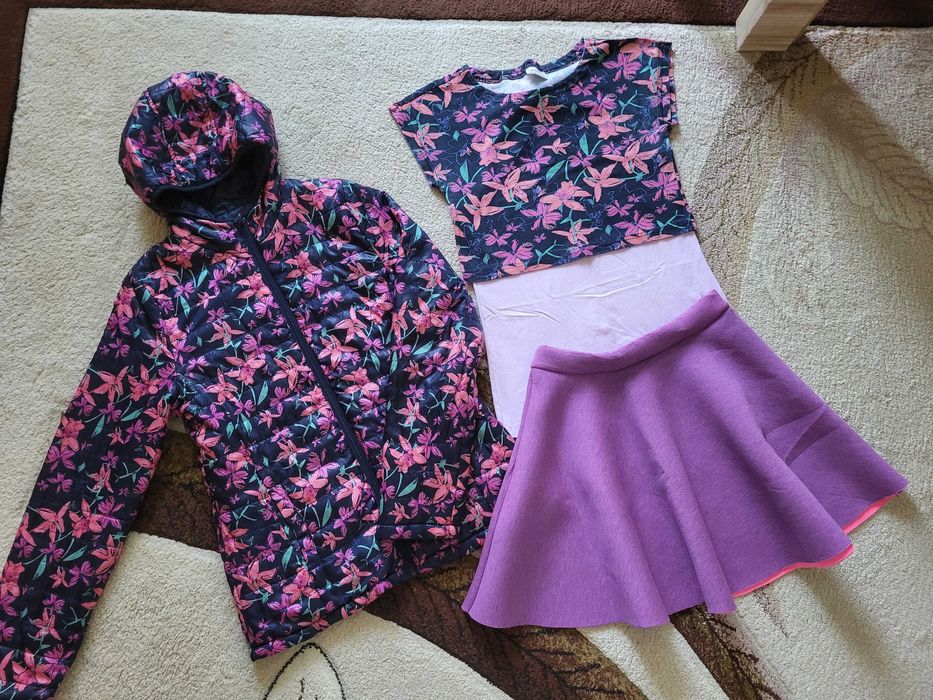 Śliczna kurtka/komplet Coccodrillo roz.158/152 w świetnym stanie!!!