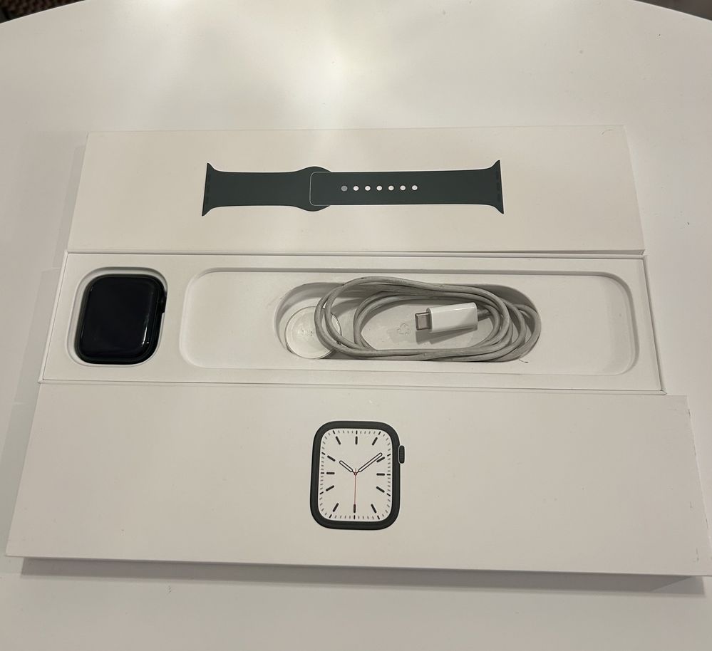 Apple Watch 7 45 mm LTE eSIM GREEN zielony