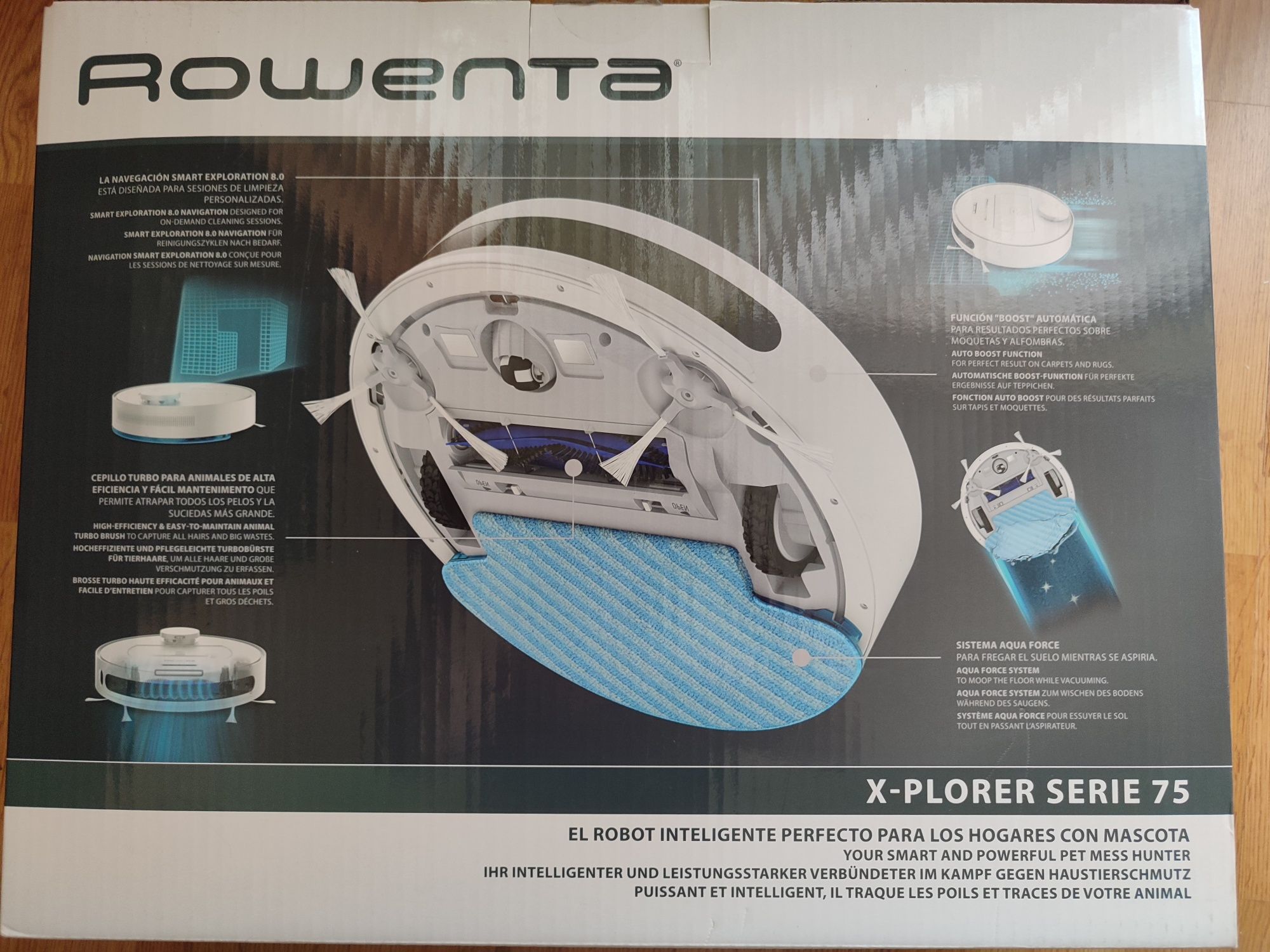 Робот пылесос Rowenta