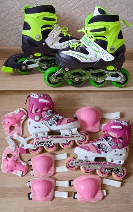 Роликові ковзани+захист(35-39р.)