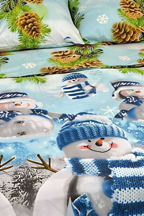 Комплект постільної білизни полуторний 100% бавовна